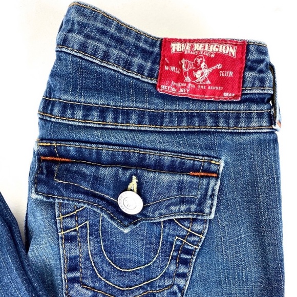 True Religion Joey Flare Jeans Boho 27 - Picture 3 of 6